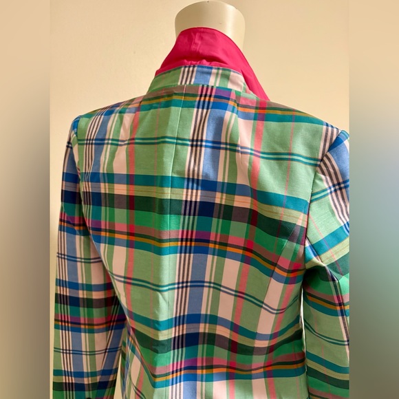 NWOT….1901 Green and Blue Plaid Blazer Tailored Fit, size: 0 - Picture 8 of 10